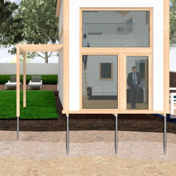 Podstawa słupa - wkręcana do ziemi - PWM GRUNDLINE - 9