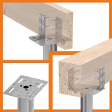 Podstawa słupa - wkręcana do ziemi - PWF GRUNDLINE - 10