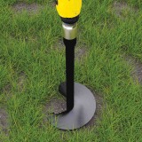 Kotwa wkręcana do ziemi z nakrętką - PWT czarna GRUNDLINE - 3