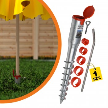 Podstawa słupa - wkręcana - PWO 68x550x1,8 GRUNDLINE - 1