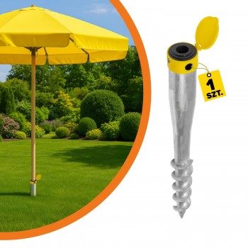 Podstawa słupa - wkręcana - PWO 60x550x1,7 GRUNDLINE - 1