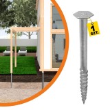 Podstawa słupa - wkręcana do ziemi - PWM GRUNDLINE - 1