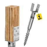 Podstawa słupa - wkręcana do ziemi - PWU GRUNDLINE - 1