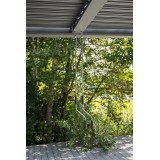 Pergola tarasowa, szara aluminiowa z otwieranym dachem - Kea I 3x4m GRINDI IN THE GARDEN - 5