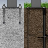 Zestaw Pergola tarasowa, szara aluminiowa - Kea I 3x3m + ścianka PC + żaluzje GRINDI IN THE GARDEN - 14