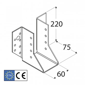 Wieszak belki – uchwyt belki drewnianej - WB 1 - 10szt