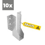 Wieszak belki – uchwyt belki drewnianej WB 4 - 10szt DMX - 1