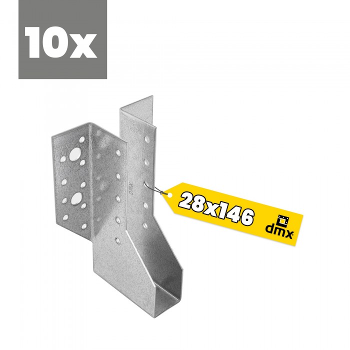 Wieszak belki – uchwyt belki drewnianej WB 4 - 10szt DMX - 5