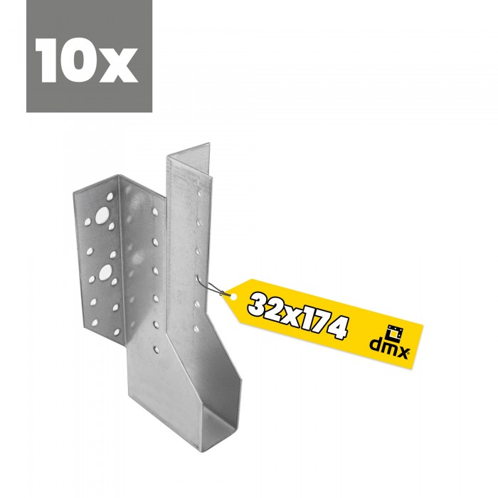 Wieszak belki – uchwyt belki drewnianej WB 4 - 10szt DMX - 15