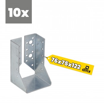 Wieszak belki zagięty – uchwyt belki drewnianej WBZ - 10szt DMX - 5