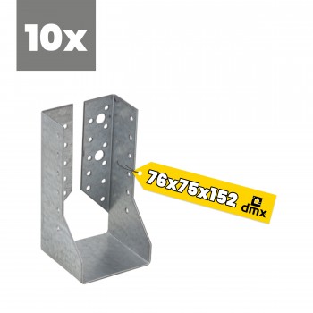 Wieszak belki zagięty – uchwyt belki drewnianej WBZ - 10szt DMX - 7