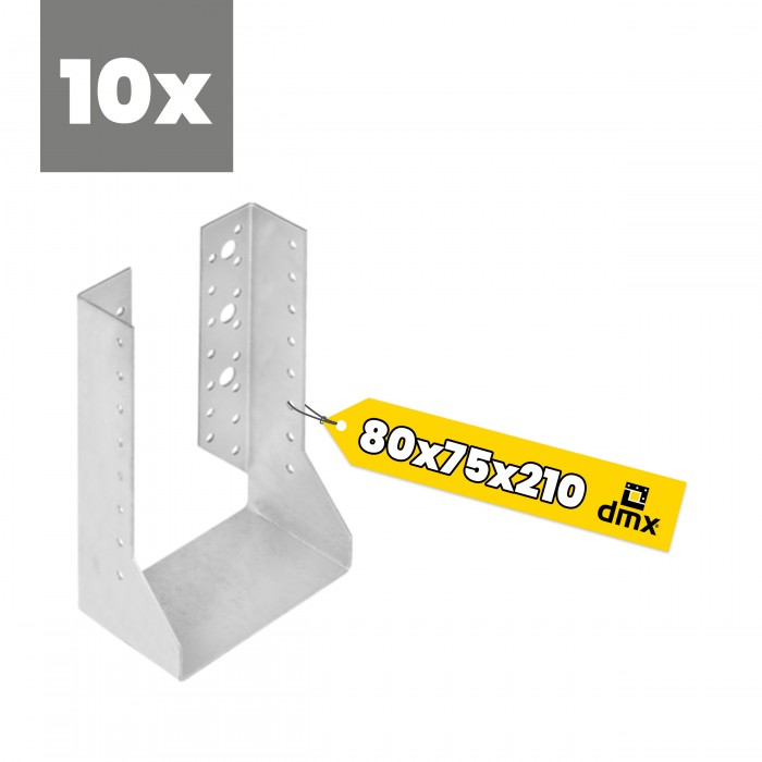 Wieszak belki zagięty – uchwyt belki drewnianej WBZ - 10szt DMX - 15