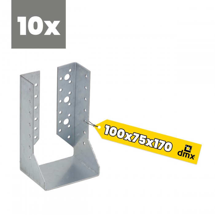 Wieszak belki zagięty – uchwyt belki drewnianej WBZ - 10szt DMX - 19
