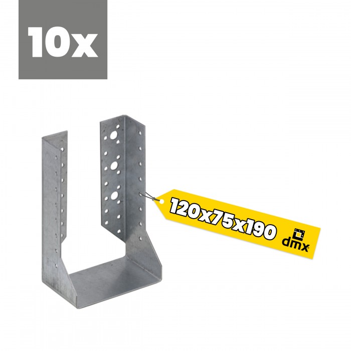 Wieszak belki zagięty – uchwyt belki drewnianej WBZ - 10szt DMX - 25