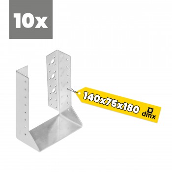 Wieszak belki zagięty – uchwyt belki drewnianej WBZ - 10szt DMX - 27