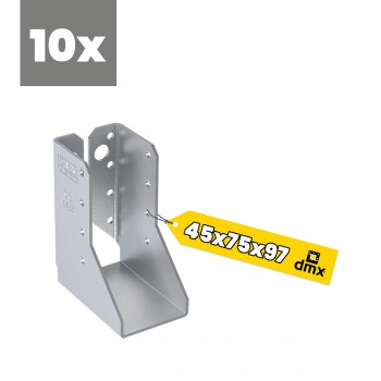 Wieszak belki zagięty – uchwyt belki drewnianej WBZ - 10szt DMX - 29