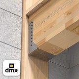 Wieszak belki zagięty – uchwyt belki drewnianej WBZ - 10szt DMX - 36