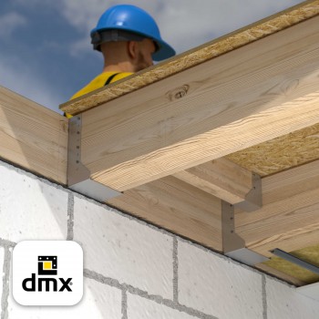 Wieszak belki zagięty – uchwyt belki drewnianej WBZ - 10szt DMX - 37