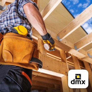 Wieszak belki zagięty – uchwyt belki drewnianej WBZ - 10szt DMX - 38