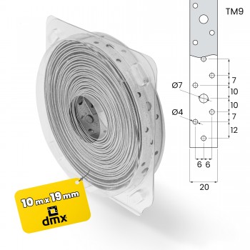 Taśma montażowa perforowana - TM 9 Domax - 2