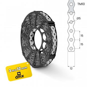 Taśma montażowa perforowana - TM 10 Domax - 2