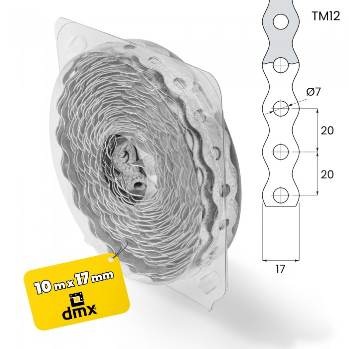 Taśma montażowa perforowana - TM 12 Domax - 4
