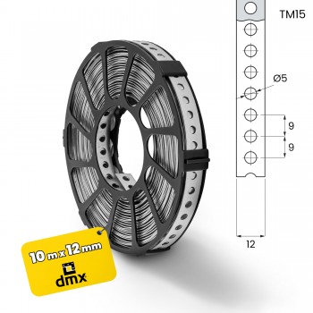 Taśma montażowa perforowana - TM 15 Domax - 4