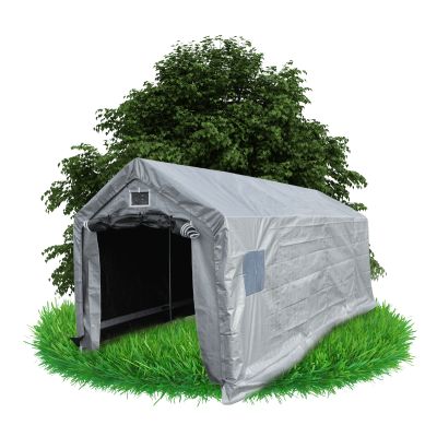 Namiot garażowy PE 300x600x274 szary - NG 2 GRINDI - 1