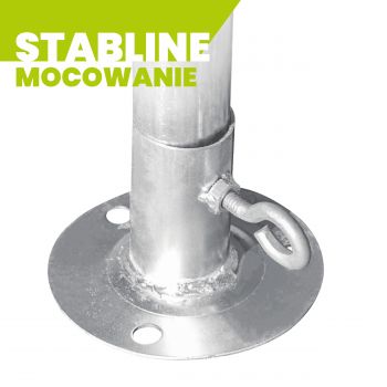 Namiot garażowy PVC 400x800x305 szary - NG 5