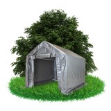 Namiot garażowy PE 180x180x180 na motor szary - NG 6