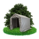 Namiot garażowy PE 200x300x240 szary - NG 9