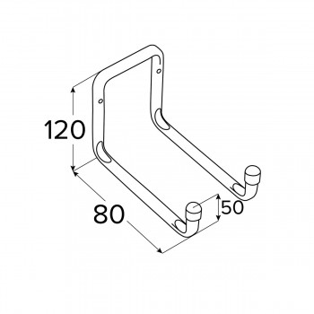 Hak garażowy H2U 80-300x120