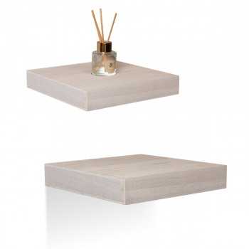 Półka ścienna drewniana paulowania samowisząca 23cm - Luonto