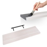 Półka ścienna drewniana paulowania samowisząca 80cm - Luonto