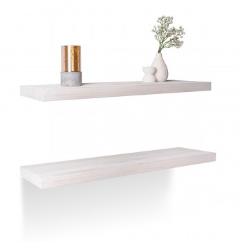 Półka ścienna drewniana paulowania samowisząca 80cm - Luonto