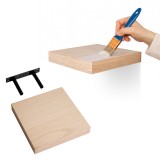 Półka ścienna fornir drewniana samowisząca 23cm - Viilu