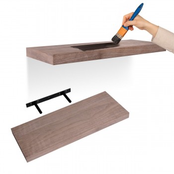 Półka ścienna fornir drewniana samowisząca 60cm - Viilu