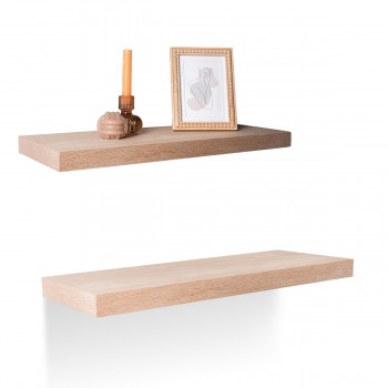 Półka ścienna fornir drewniana samowisząca 60cm - Viilu