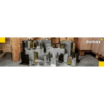 Podstawa słupa - przykręcana do betonu PUW - żółta