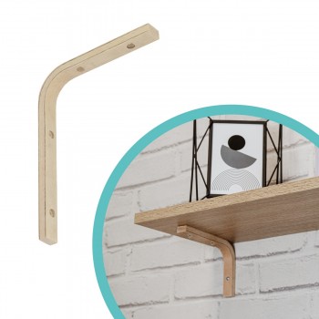 Wspornik półki drewniany - WDGL - 2 szt Velano - 5