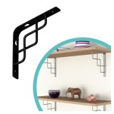 Wspornik ozdobny - stalowy - SQUARE Velano - 1