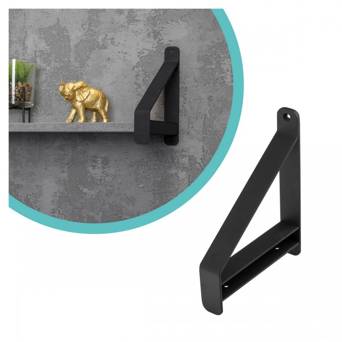 Wspornik do półki podpora czarna - WFC Domax Home - 1