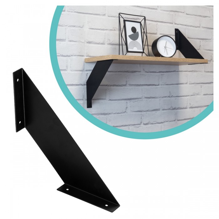 Wspornik do półki podpora czarna - WFD Domax Home - 1