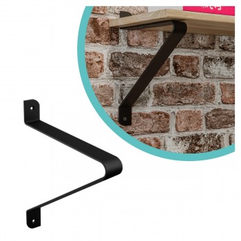 Wspornik do półki podpora czarna - WFV Domax Home - 1