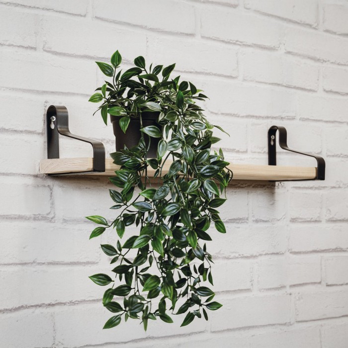 Wspornik półki LOFT czarny 120x105x20 - WOL 2 Velano - 3