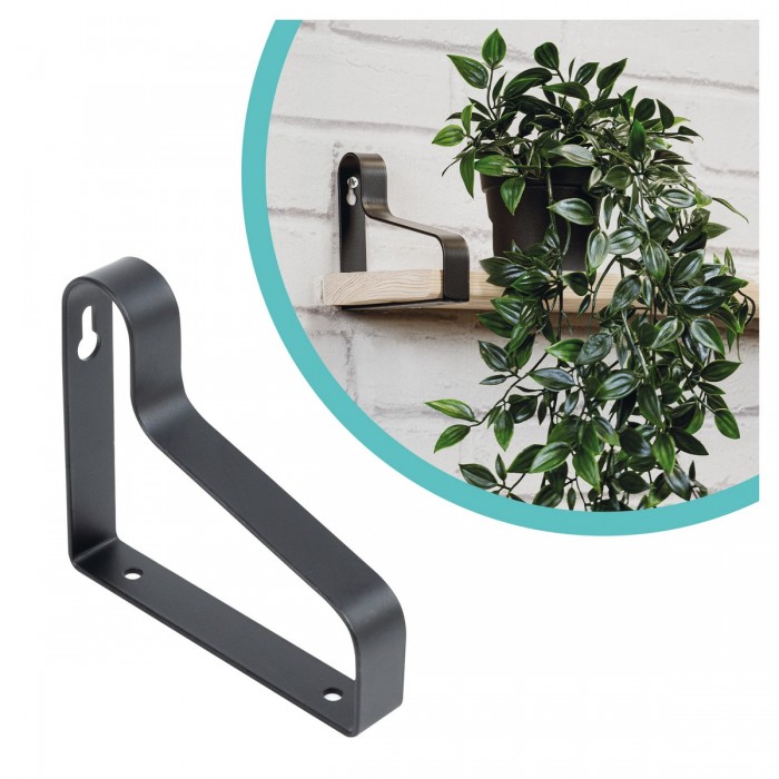 Wspornik półki LOFT czarny 120x105x20 - WOL 2 Velano - 1