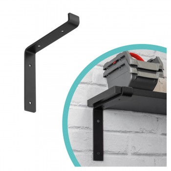 Wspornik do półki podpora czarna - WFL Domax Home - 1