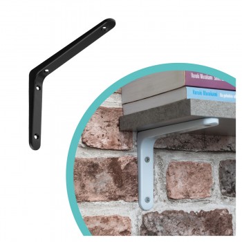 Wspornik do półki podpora czarna - WFM - aluminium