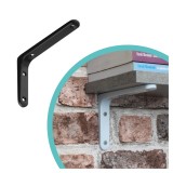 Wspornik do półki podpora czarna - WFM - aluminium