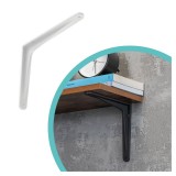 Wspornik do półki podpora biała - WFT - aluminium Domax Home - 1